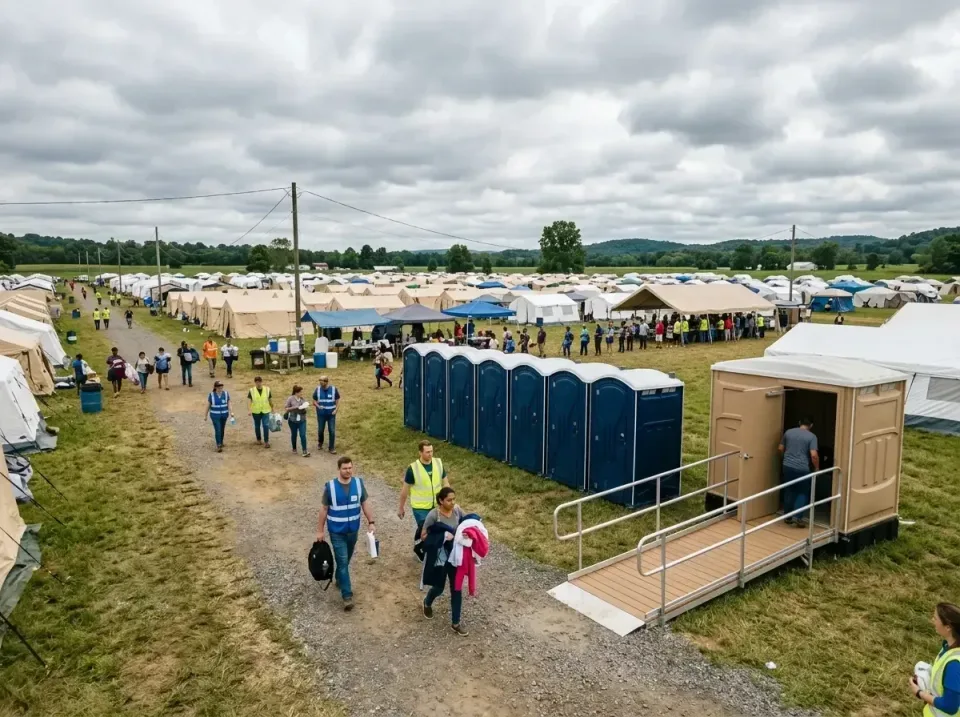 disaster-relief-camp-restrooms-010 — frequently asked questions, Dumpster & Portable Bathrooms Rental in Malvern, AR
